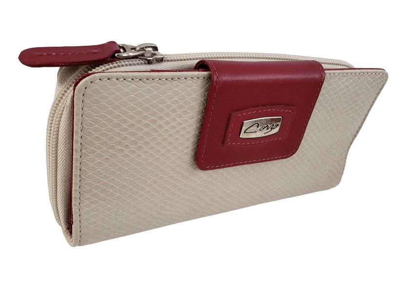 431B - Billetera en cuero legítimo, para dama - Fine - Imagen 3