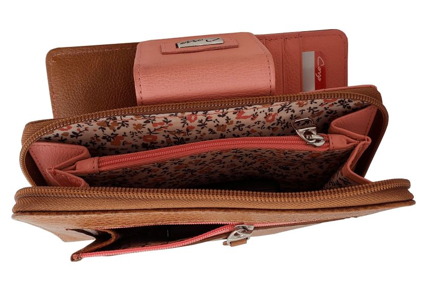 431B - Billetera en cuero legítimo, para dama - Fine - Imagen 8