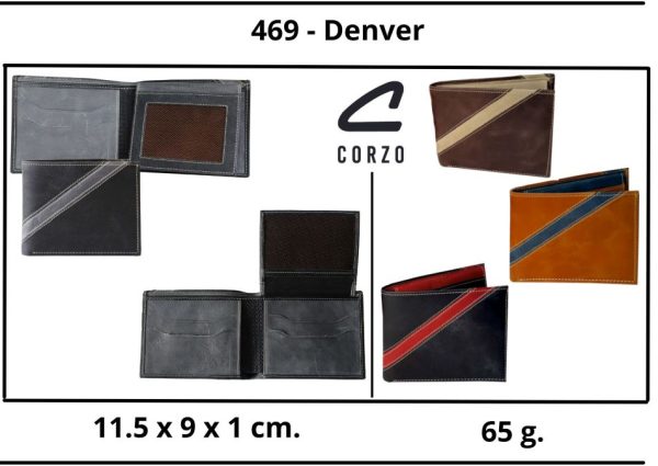 Billetera hombre en cuero - 469