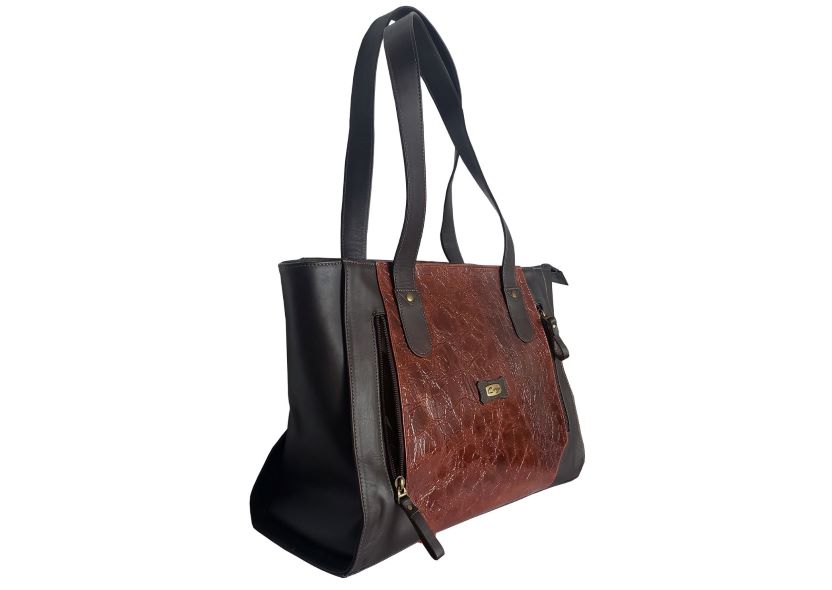 491 - Bolso Dama en cuero - Alligator. - Imagen 7