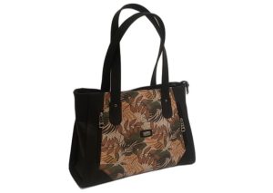 491 – Bolso Dama en cuero –  Alligator.