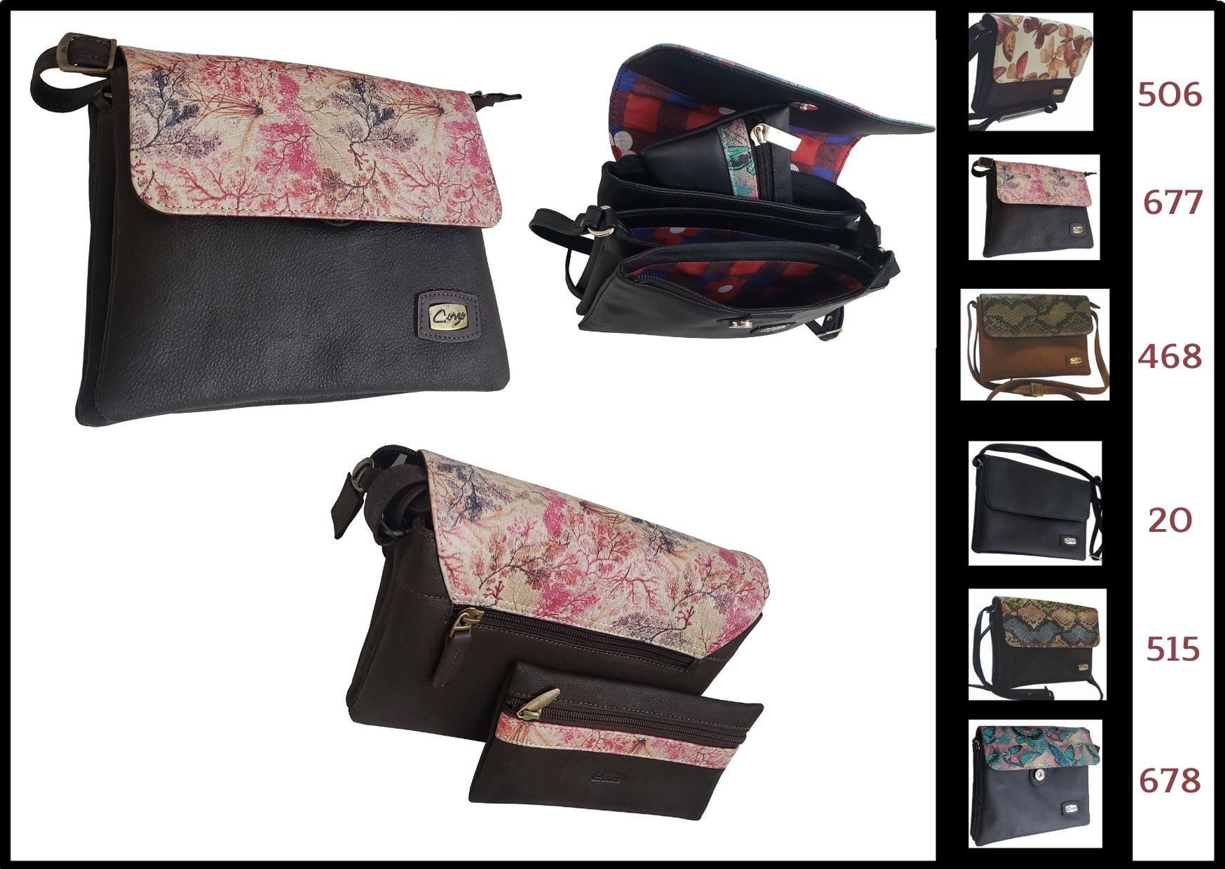 Bolsito Dama en cuero legítimo - 542 - Imagen 9