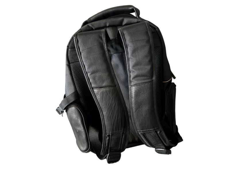 625 - Dieter - Morral ejecutivo en cuero - Leather backpack - Imagen 3