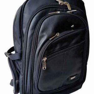 883B – Arco iris – Morral en cuero, 17 servicios – Leather backpack