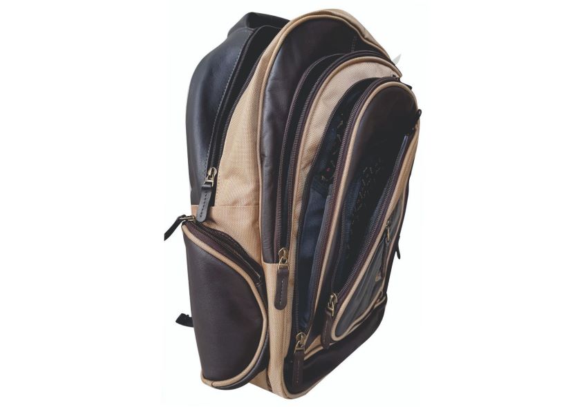 883B - Arco iris - Morral en cuero, 17 servicios - Imagen 10