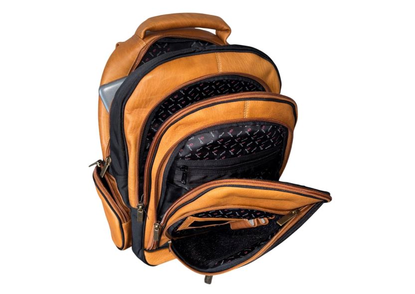 883B - Arco iris - Morral en cuero, 17 servicios - Imagen 7