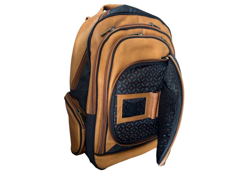 883B - Arco iris - Morral en cuero, 17 servicios - Imagen 5