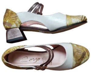 Zapato Dama, en cuero legítimo. Referencia 829A