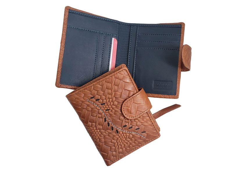 645B - Billetera mediana en cuero legítimo, para dama - Filadelfia - Imagen 6