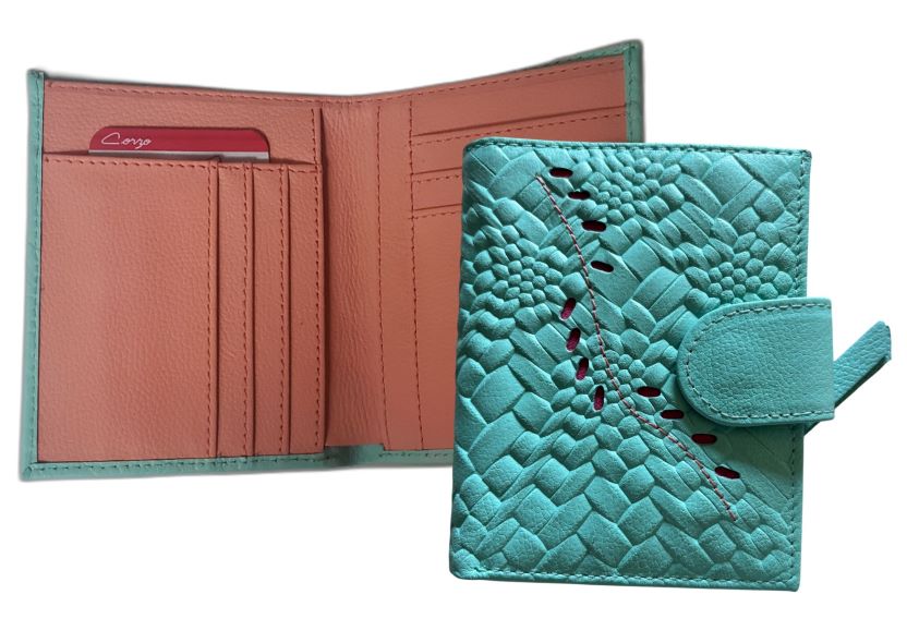 645B - Billetera mediana en cuero legítimo, para dama - Filadelfia - Imagen 11