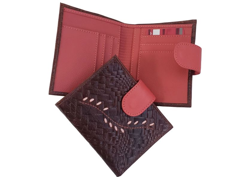 645B - Billetera mediana en cuero legítimo, para dama - Filadelfia - Imagen 12