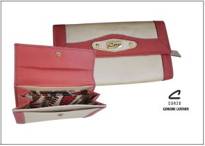 824B – Billetera larga Dama, en cuero legítimo – Allesia