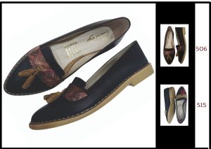 Zapato Dama, en cuero legítimo. Referencia 017