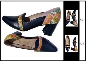 Zapato Dama, en cuero legítimo. Referencia 822