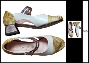 Zapato Dama, en cuero legítimo. Referencia 829A