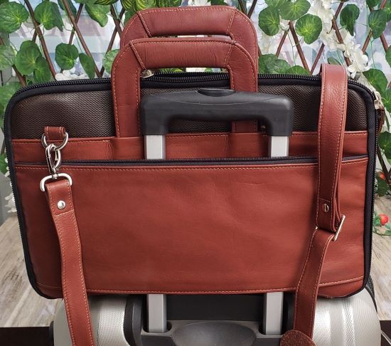 Maletín computador en cuero extraplano. Referencia 134N - Imagen 6