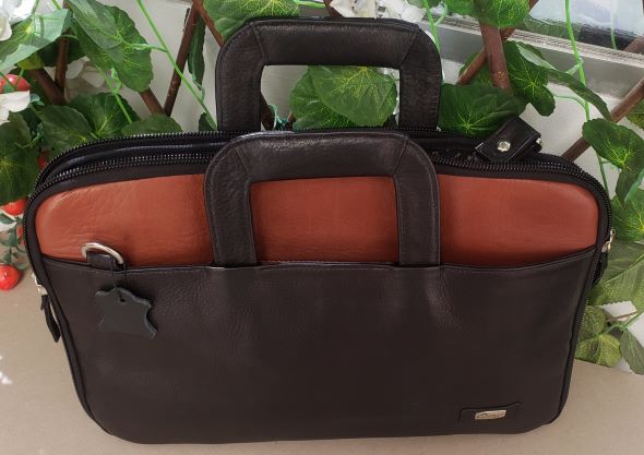 Maletín computador en cuero extraplano. Referencia 134N - Imagen 11