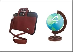 Maletín computador en cuero extraplano. Referencia 134N