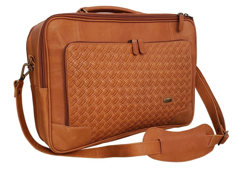 351 - Maletín de viaje en cuero legítimo - 24 horas - Imagen 9