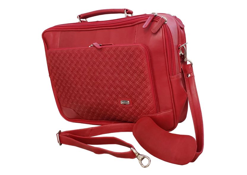 351 - Maletín de viaje en cuero legítimo - 24 horas - Imagen 10