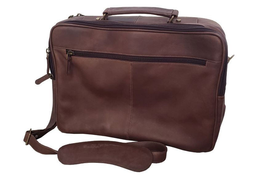 351 - Maletín de viaje en cuero legítimo - 24 horas - Imagen 4