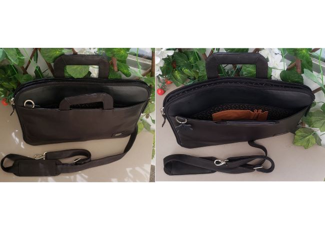 Maletín computador en cuero extraplano. Referencia 134N - Imagen 9