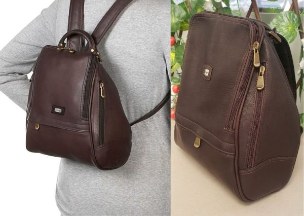 Bolso - tula para dama, en cuero - 334F - Imagen 5