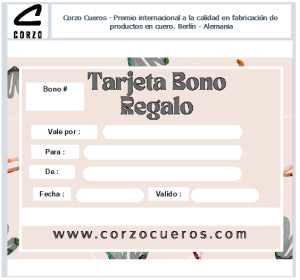 Tarjeta de regalo