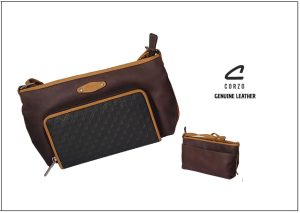 693 – Bolso dama, en cuero legítimo –  Arya