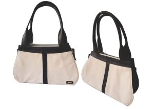 853 – Bolso dama, en cuero legítimo –  Capri