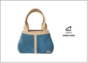 853 – Bolso dama, en cuero legítimo –  Capri