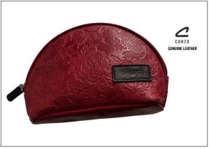 899 – Cosmetiquera en cuero legítimo –  Half moon